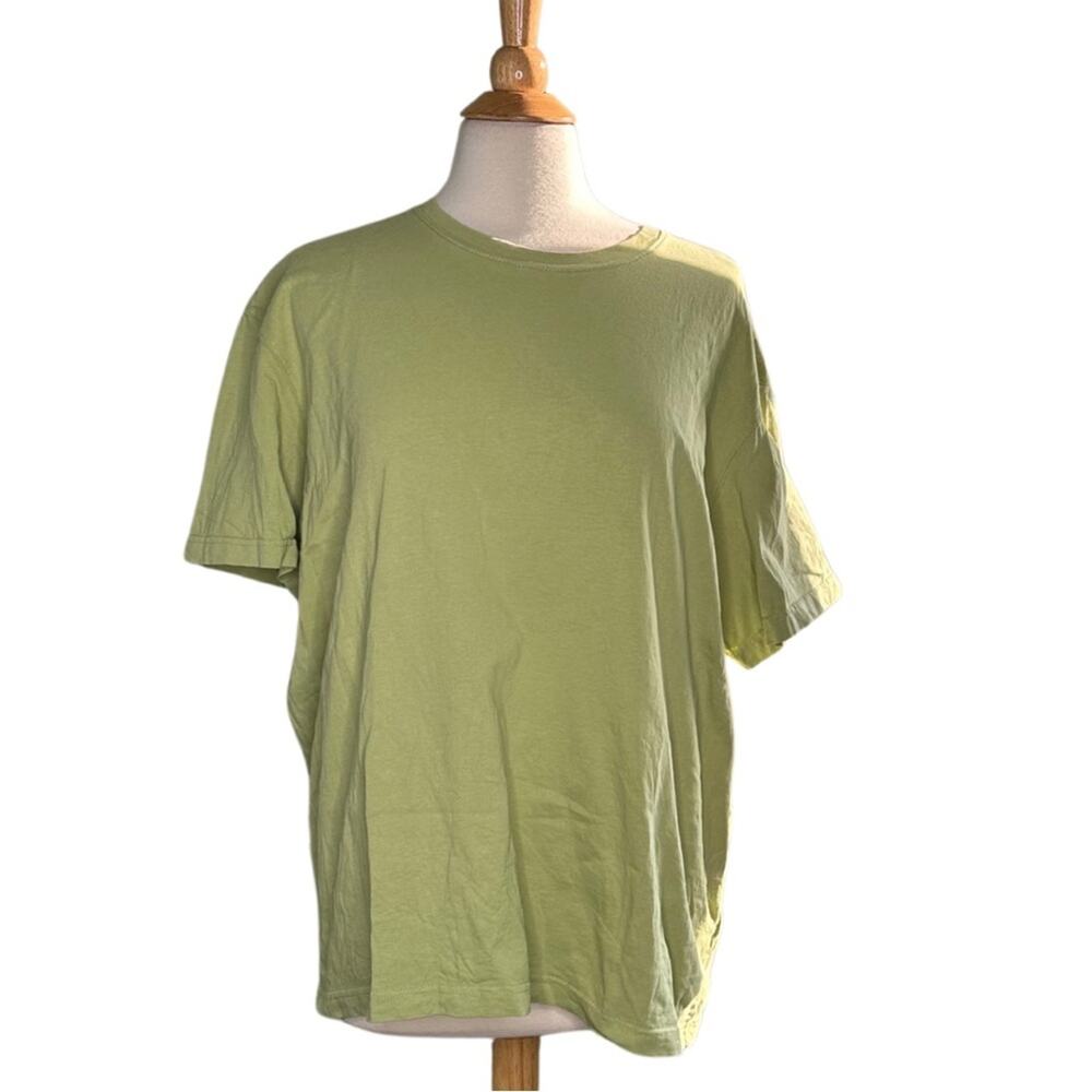 Eddie Bauer Lime Green XXL Casual TShirt Tee 100% Cotton Everyday Plain GG5